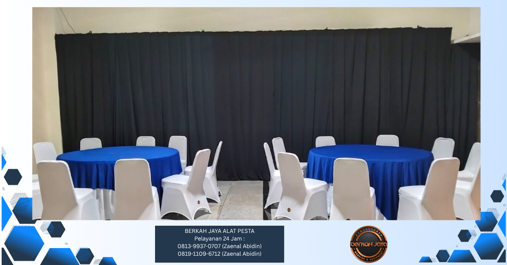 Sewa Black Curtain Jakarta Selatan 081399370707