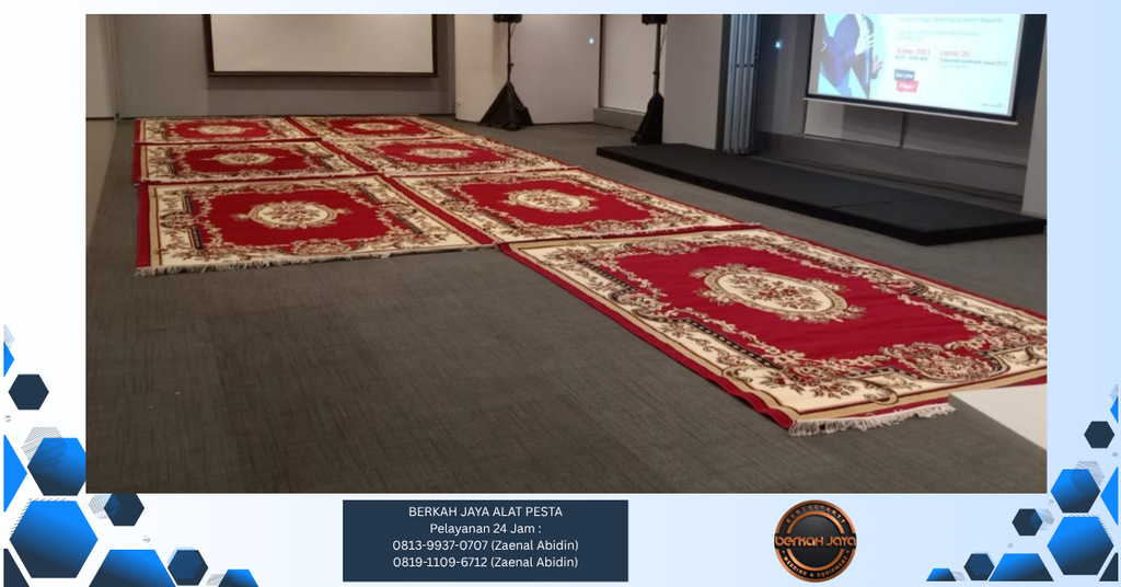 Sewa Karpet Permadani Turkey Warna Merah Jakarta Selatan 081399370707
