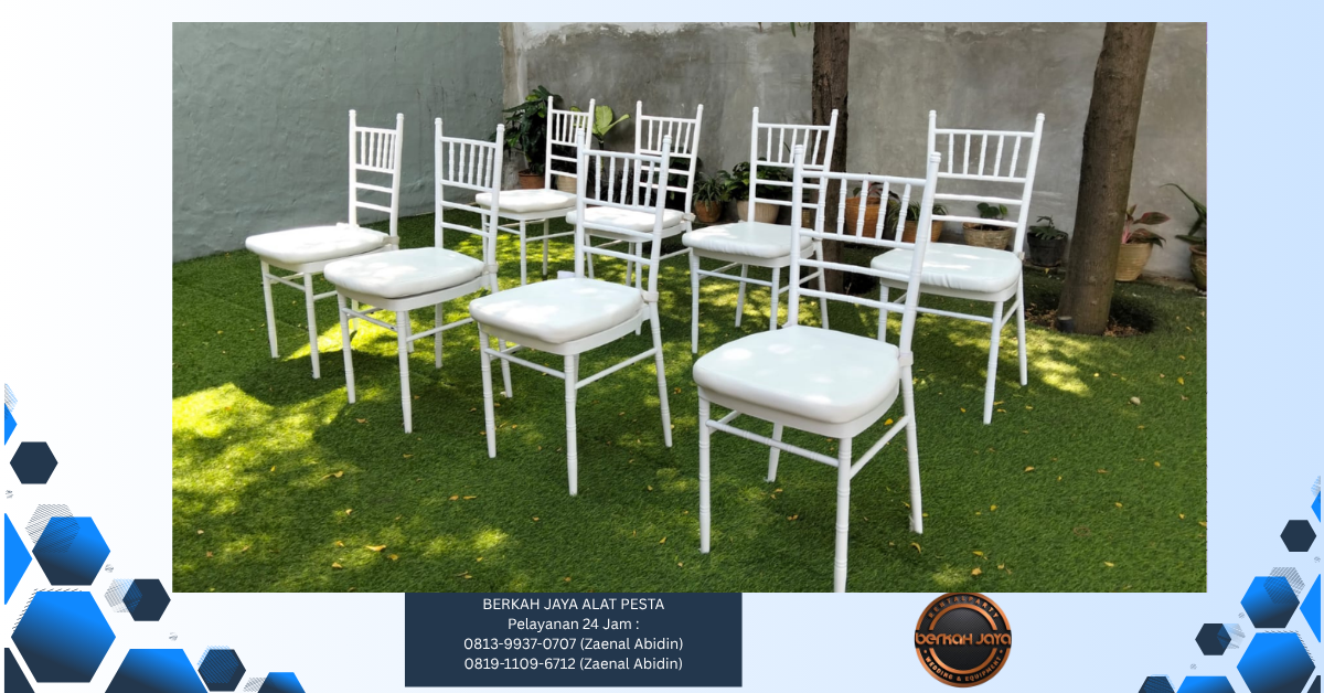Sewa Kursi Tiffany Acrylic Dan Kayu Jakarta Selatan 081399370707