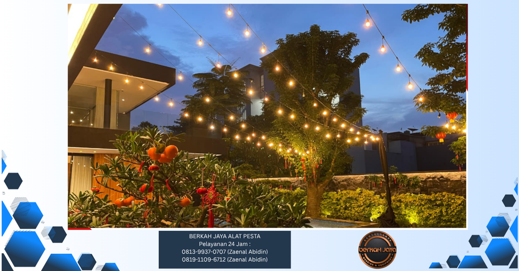 Sewa Lampu Taman Gantung Jakarta Selatan 081399370707 