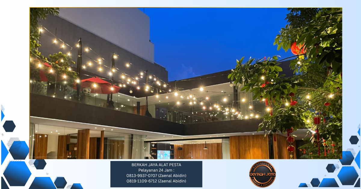 Sewa Lampu Taman Gantung Jakarta Selatan 081399370707