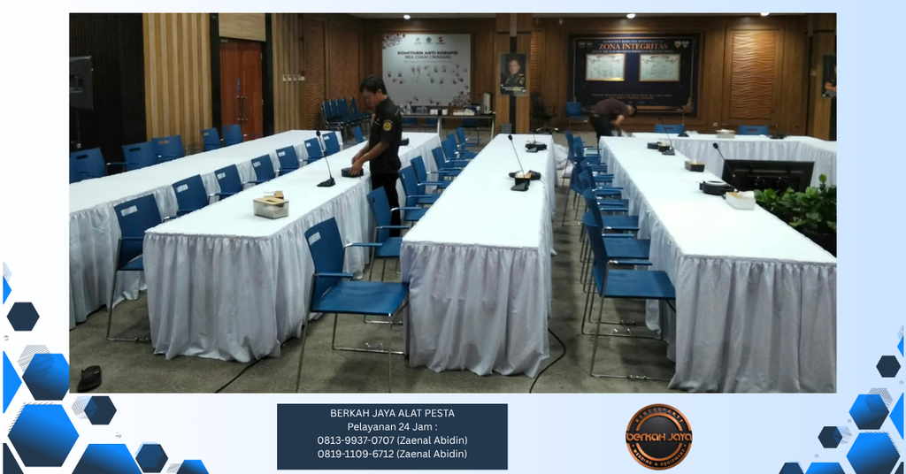 Sewa Meja Kotak Beragam Ukuran Di Jakarta Selatan 081399370707