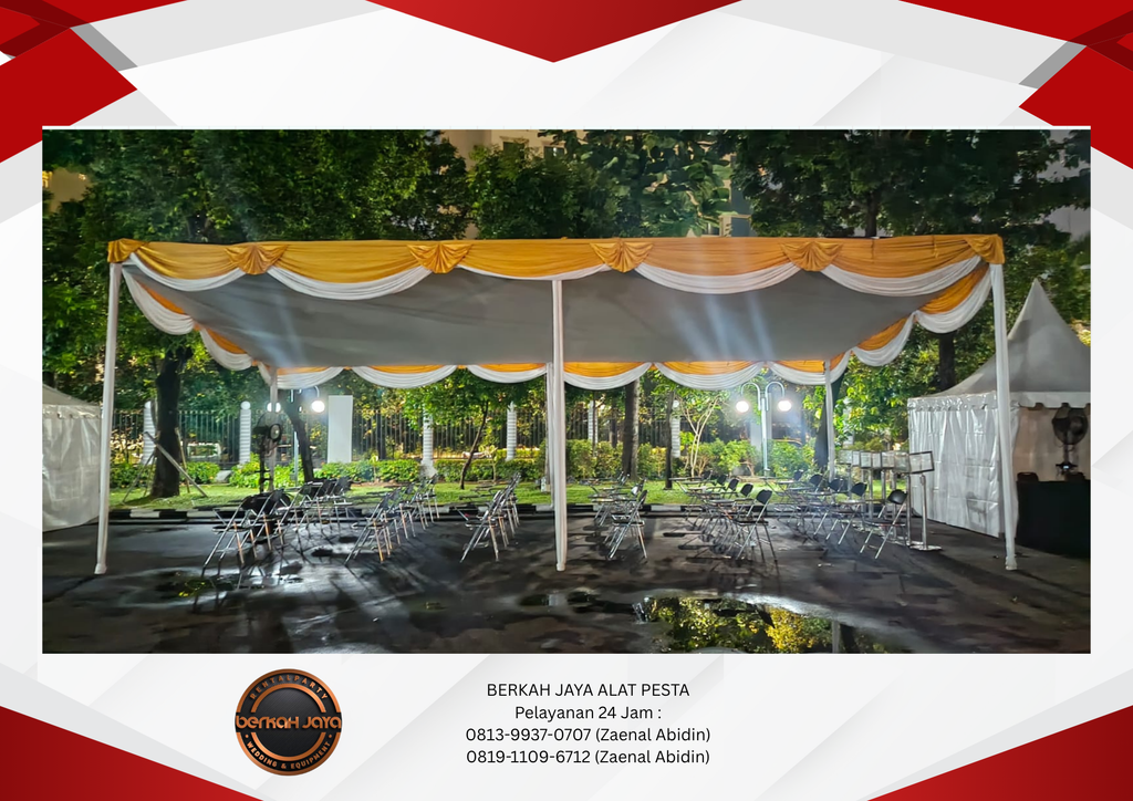 Pusat Sewa Tenda Konvensional Siap Setting Area Jakarta 081399370707