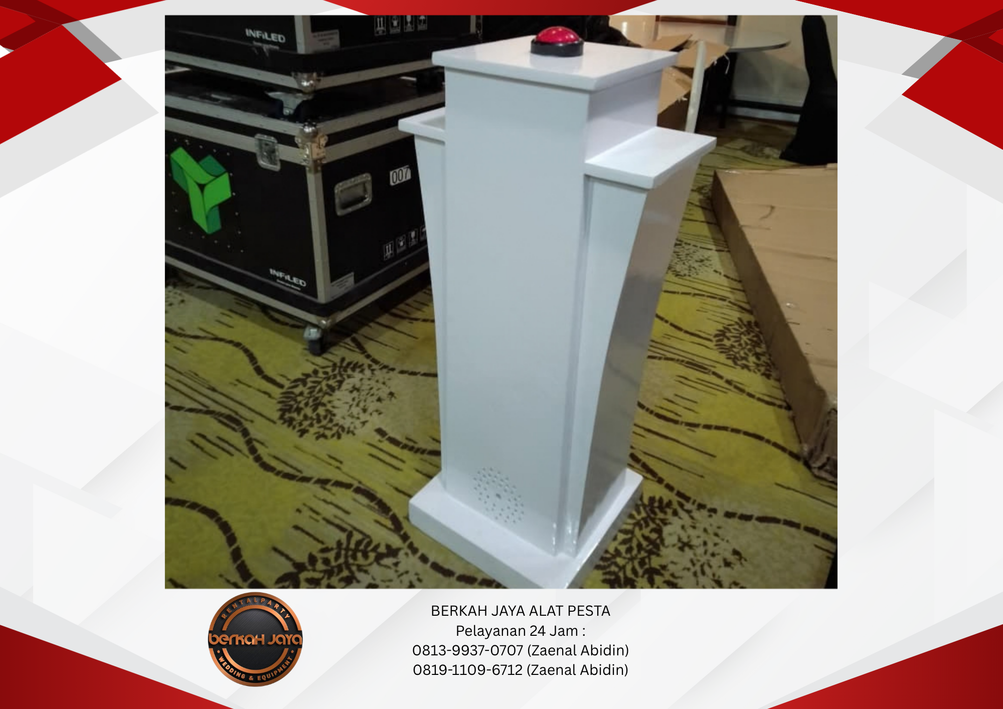 Sewa Podium Sirine Untuk Beragam Acara Daerah Jakarta 081399370707