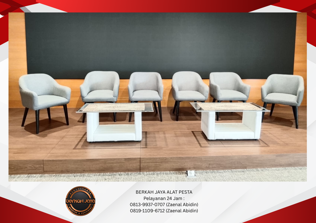 Sewa Sofa Studio Set Meja VIP Kaca Di Jakarta Selatan 081399370707