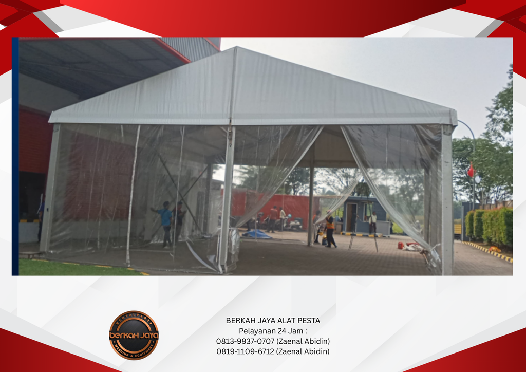 Sewa Tenda Roder Bentangan 10m Jakarta Selatan 081399370707