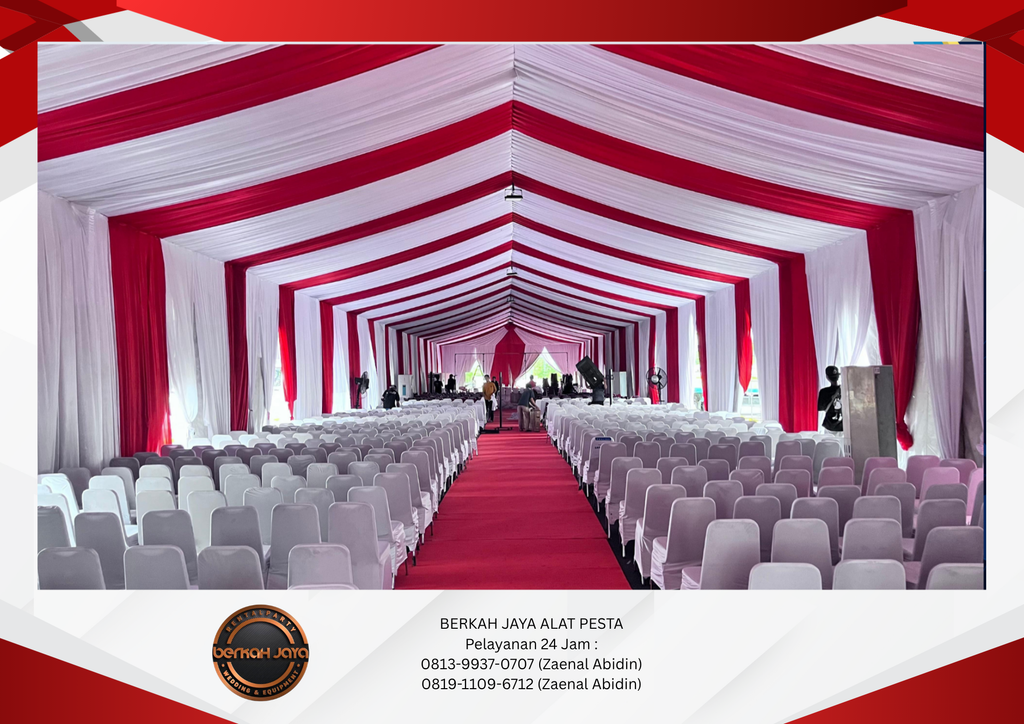 Sewa Tenda Roder Bentangan 10m Jakarta Selatan 081399370707