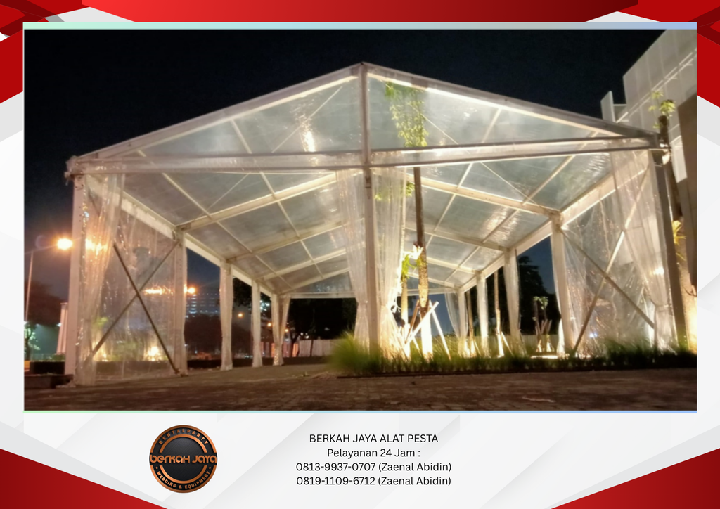 Sewa Tenda Roder Bentangan 10m Jakarta Selatan 081399370707