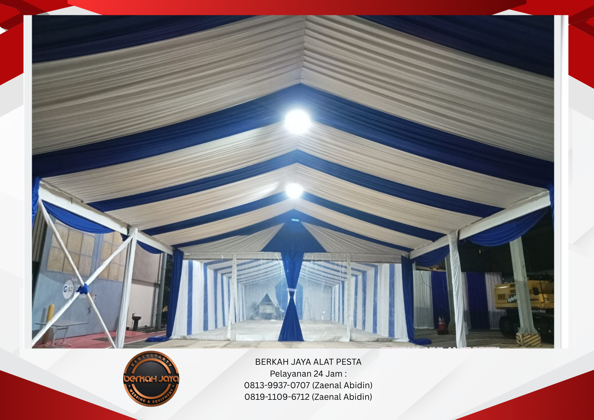 Sewa Tenda Roder Bentangan 10m Jakarta Selatan 081399370707