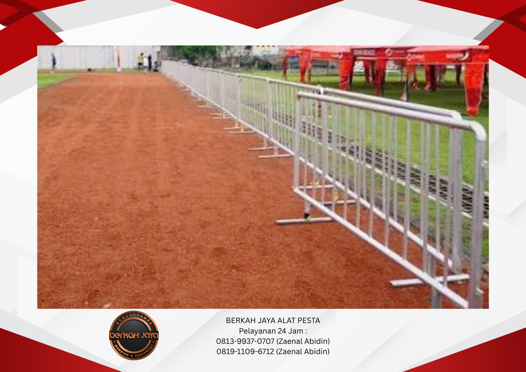 Sewa Barikade atau Rowing Area Jakarta Selatan 081399370707