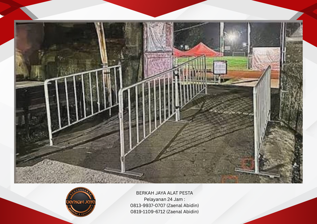 Sewa Barikade atau Rowing Area Jakarta Selatan 081399370707